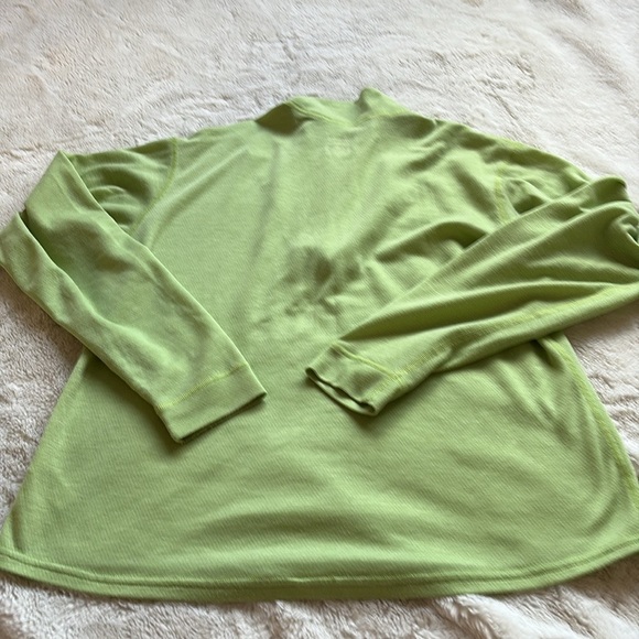 Patagonia Quarter Zip Pullover Green Lightweight Hiking Outdoor Size Small - Picture 5 of 10